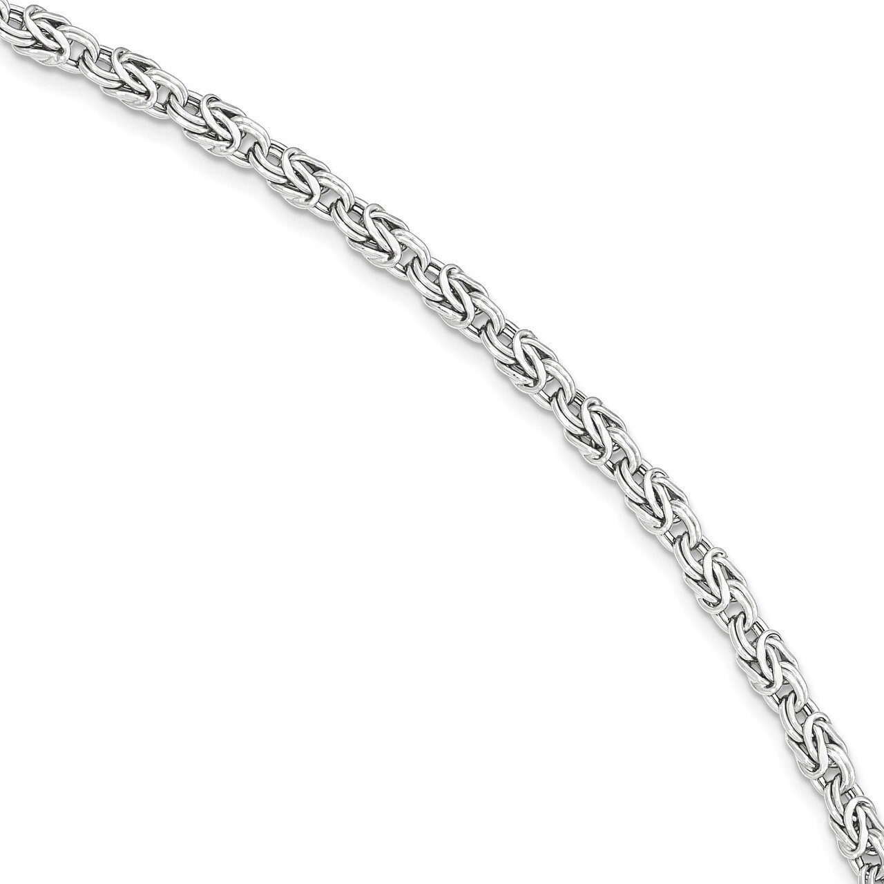 7.5 Inch Polished Fancy Bracelet 14k white Gold SF2103-7.5, MPN: SF2103-7.5, 886774367842