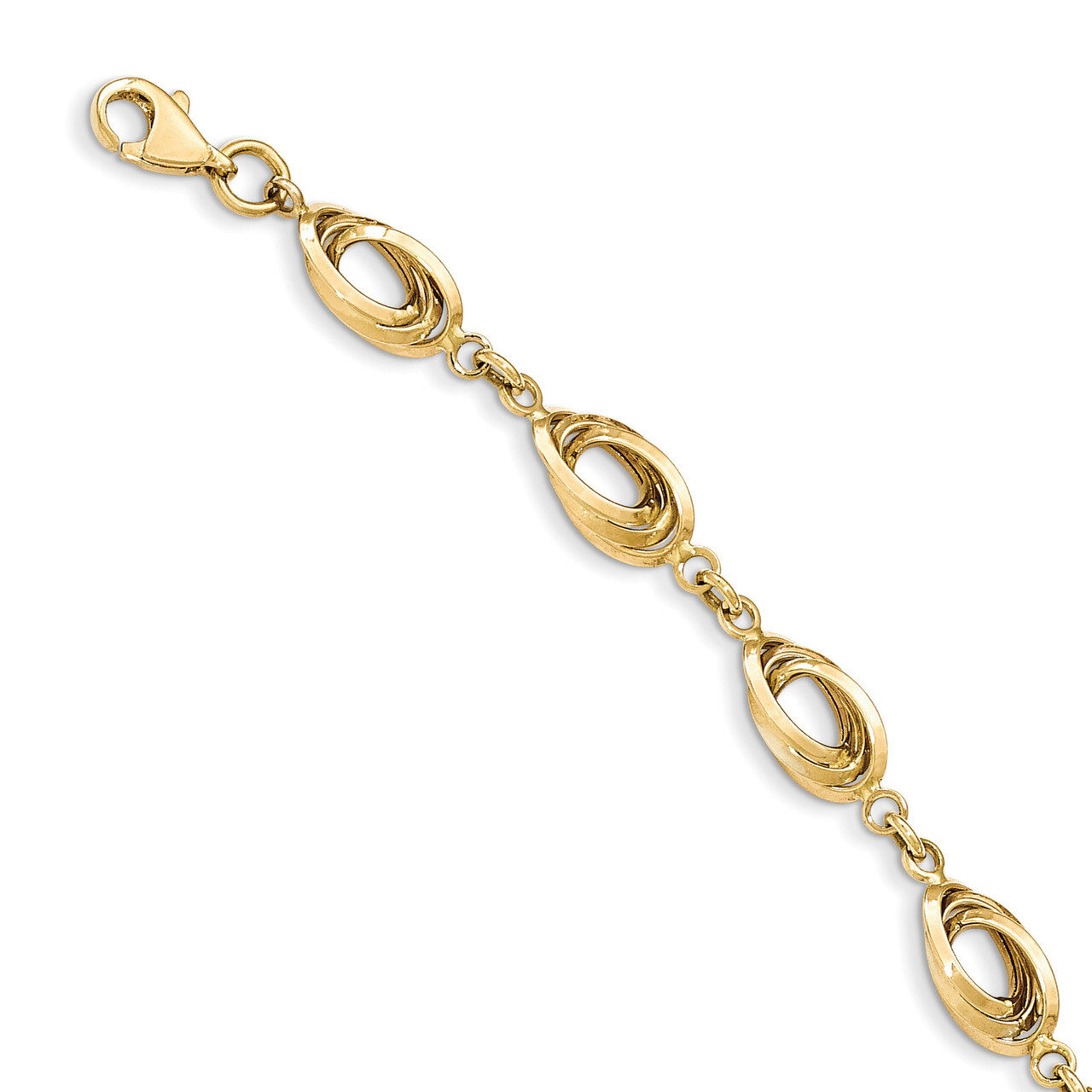 7.5 Inch Fancy Link Bracelet 14k Gold Polished SF2312-7.5, MPN: SF2312-7.5, 886774368306