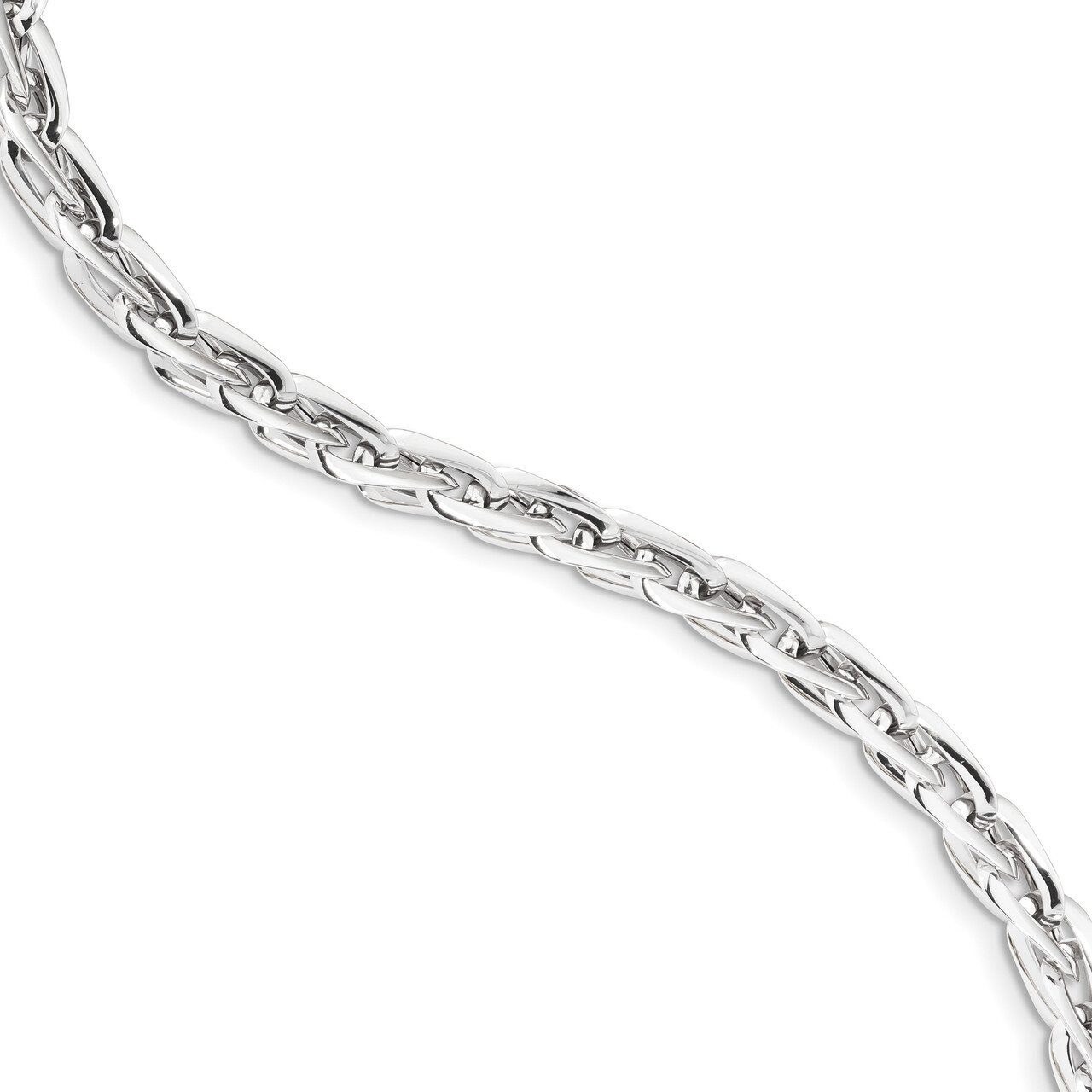 7.5 Inch Polished Bracelet 14k white Gold SF2335-7.5, MPN: SF2335-7.5, 191101980862