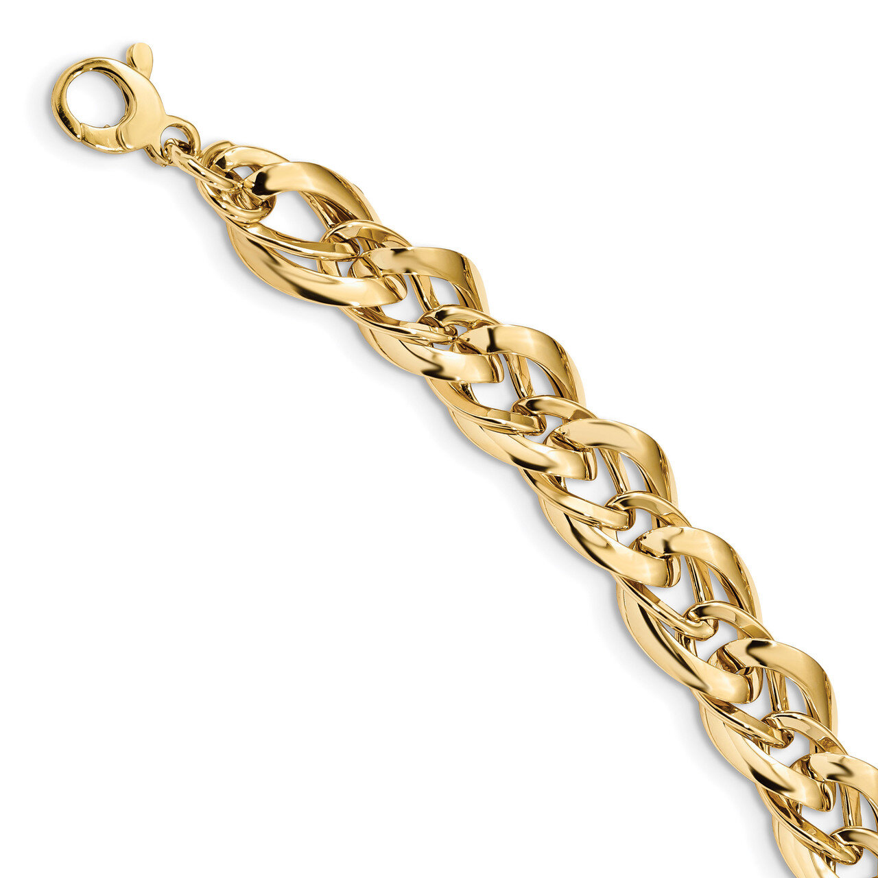 7.5 Inch Fancy Link Bracelet 14k Gold Polished SF2405-7.5, MPN: SF2405-7.5, 191101981081