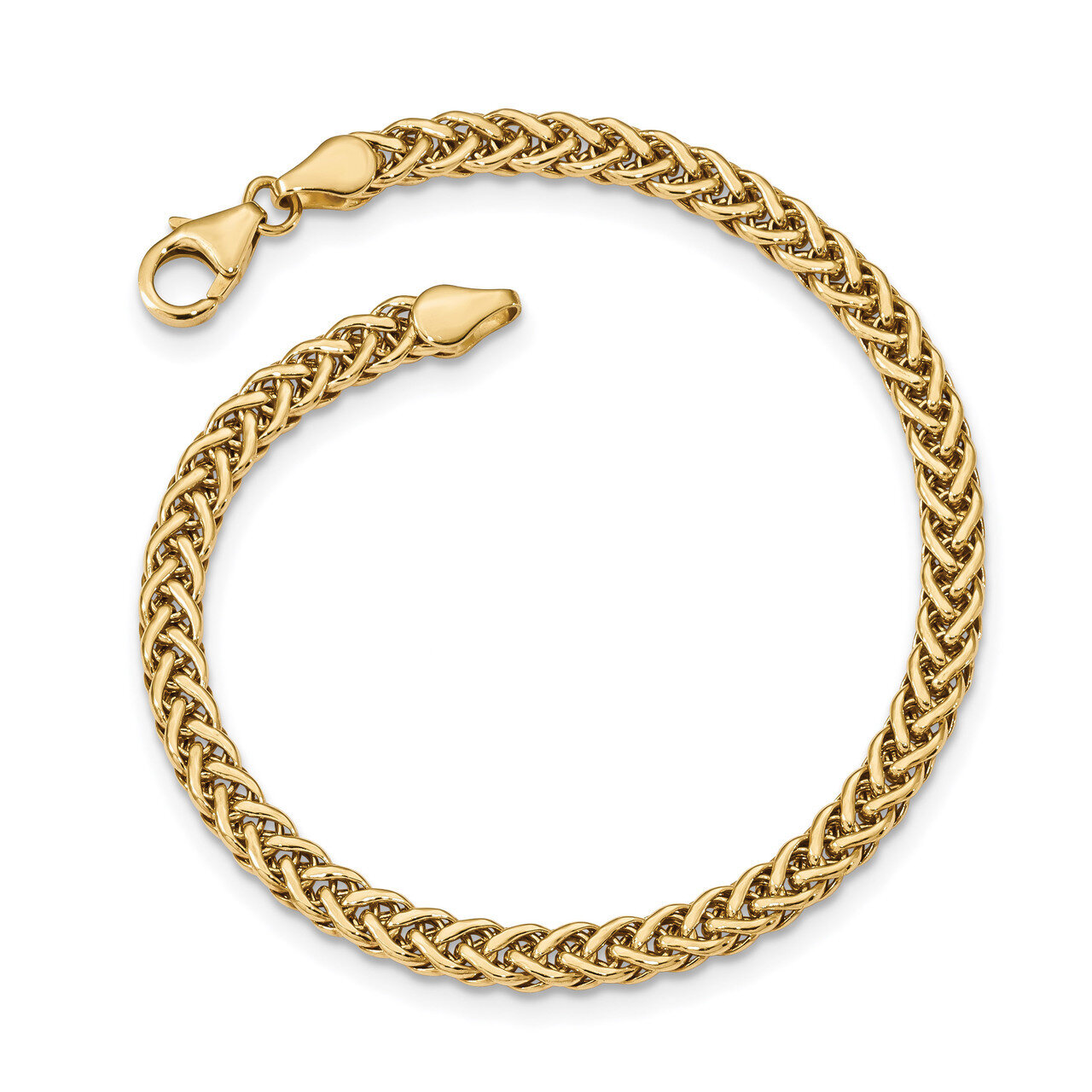 7.5 Inch Fancy Link Bracelet 14k Gold Polished SF2413-7.5