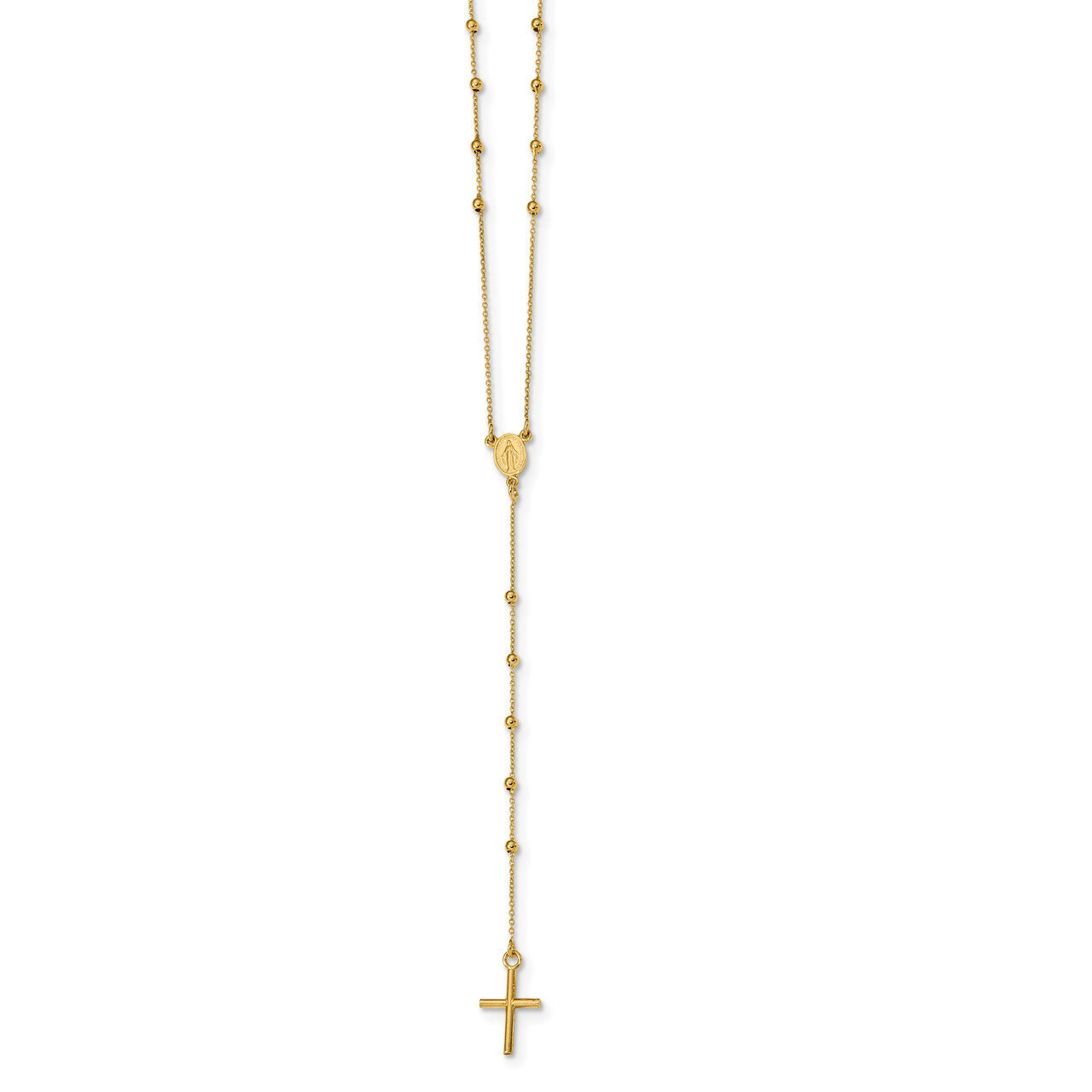 Rosary 14k Gold Polished SF2512-24