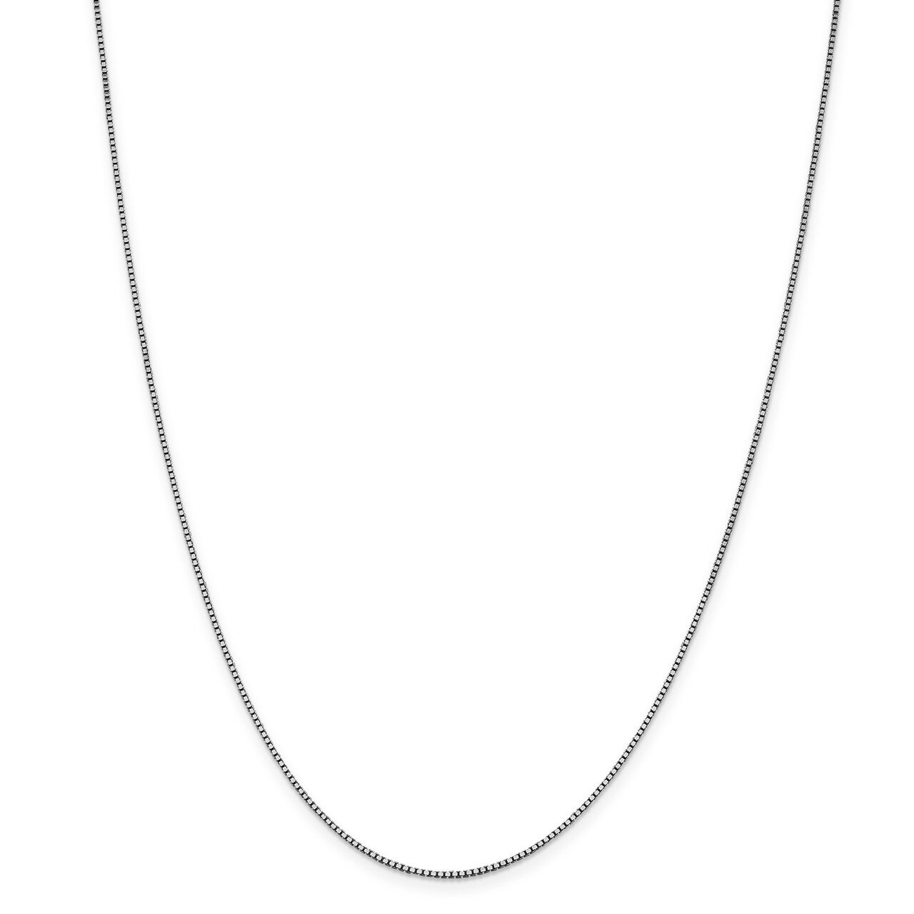 20 Inch 1.05mm Box Chain 14k white Gold WLB105-20, MPN: WLB105-20, 883957213163