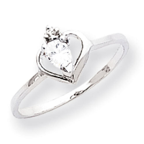 5x3mm Pear Cubic Zirconia Diamond Ring 14k white Gold X9715CZ/A, MPN: X9715CZ/A, 883957642826