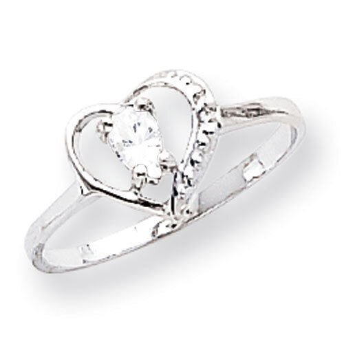 5x3mm Pear Cubic Zirconia Diamond Ring 14k white Gold X9729CZ/A, MPN: X9729CZ/A, 883957642819