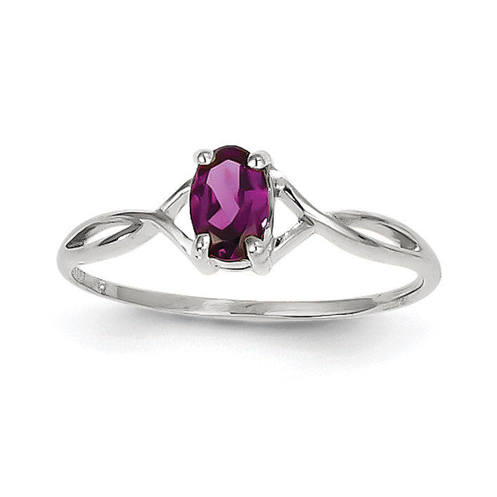 Rhodolite Garnet Birthstone Ring 14k white Gold XBR425, MPN: XBR425, 191101226052