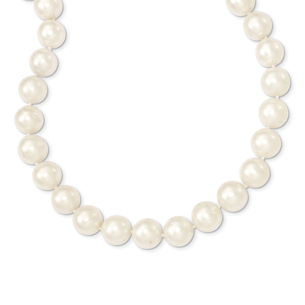 18 Inch 11-12mm White Fresh Water Cultured Pearl Fancy Necklace 14k Gold XF550-18, MPN: XF550-18, 1…