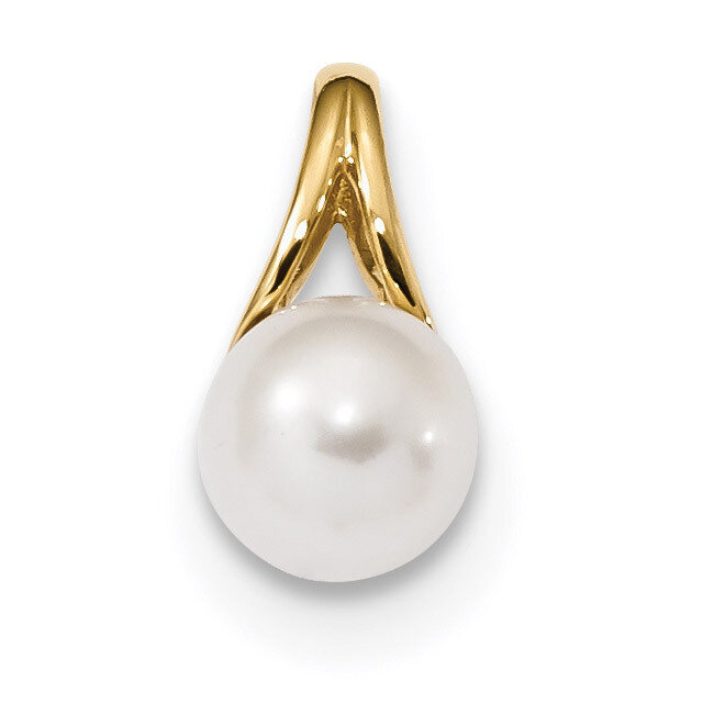 Freshwater Cultured Pearl Polished Pendant 14k Gold XF641, MPN: XF641, 883957351353