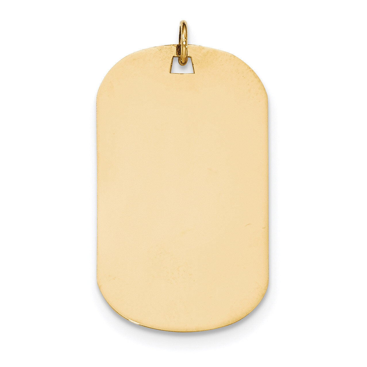 0.013 Gauge Engravable Dog Tag Disc Charm 14k Gold Plain XM559/13, MPN: XM559/13, 191101363467