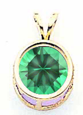 8mm Mount Saint Helens Bezel Pendant 14k Gold XP303MS, MPN: XP303MS, 883957238012