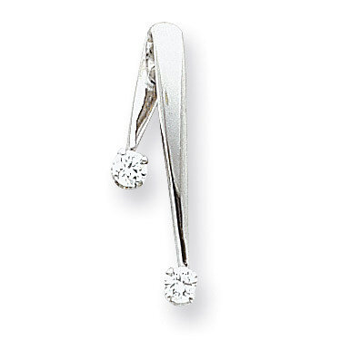 Diamond chain slide 14k white Gold XP34WA, MPN: XP34WA, 883957176246