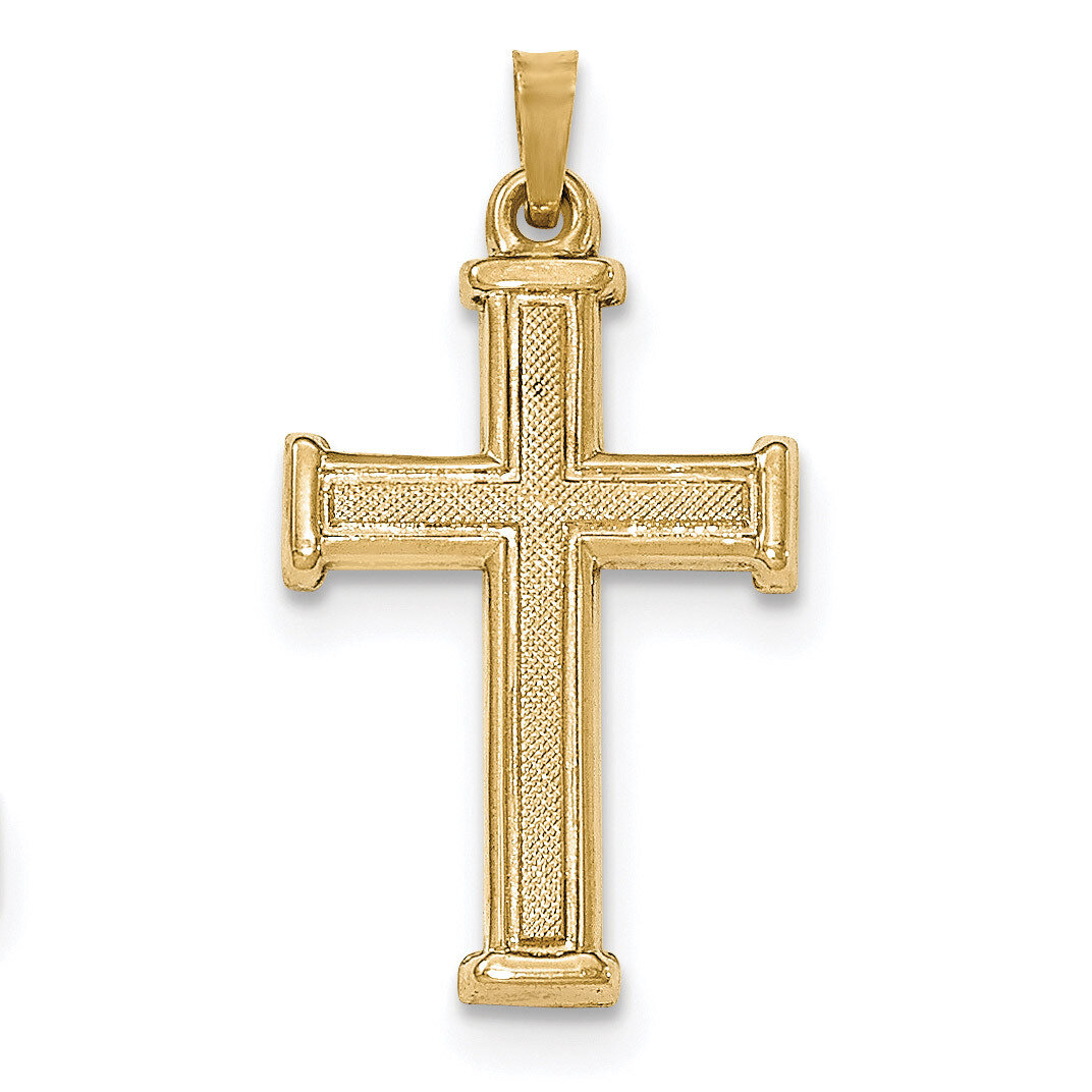 Brushed and Polished Latin Cross Pendant 14k Gold XR1425, MPN: XR1425, 886774619699