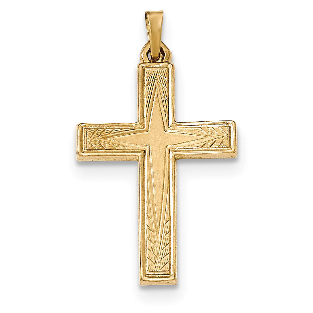 Latin Cross Pendant 14k Gold Polished XR1433, MPN: XR1433, 191101456541