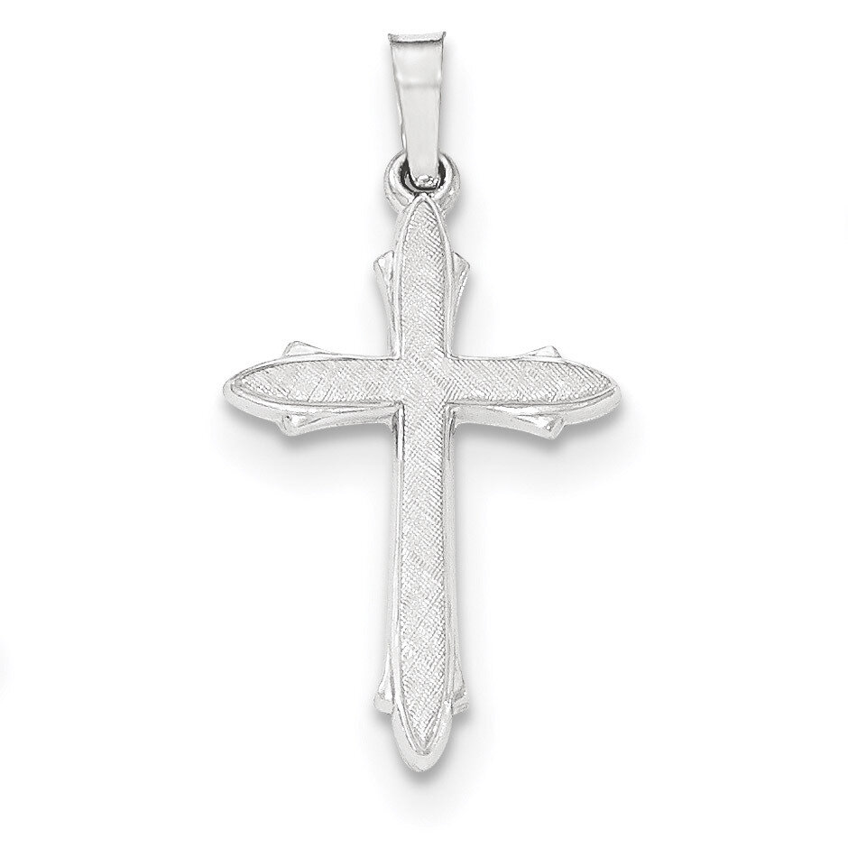 Textured and Polished Passion Cross Pendant 14k white Gold XR1487, MPN: XR1487, 191101368264