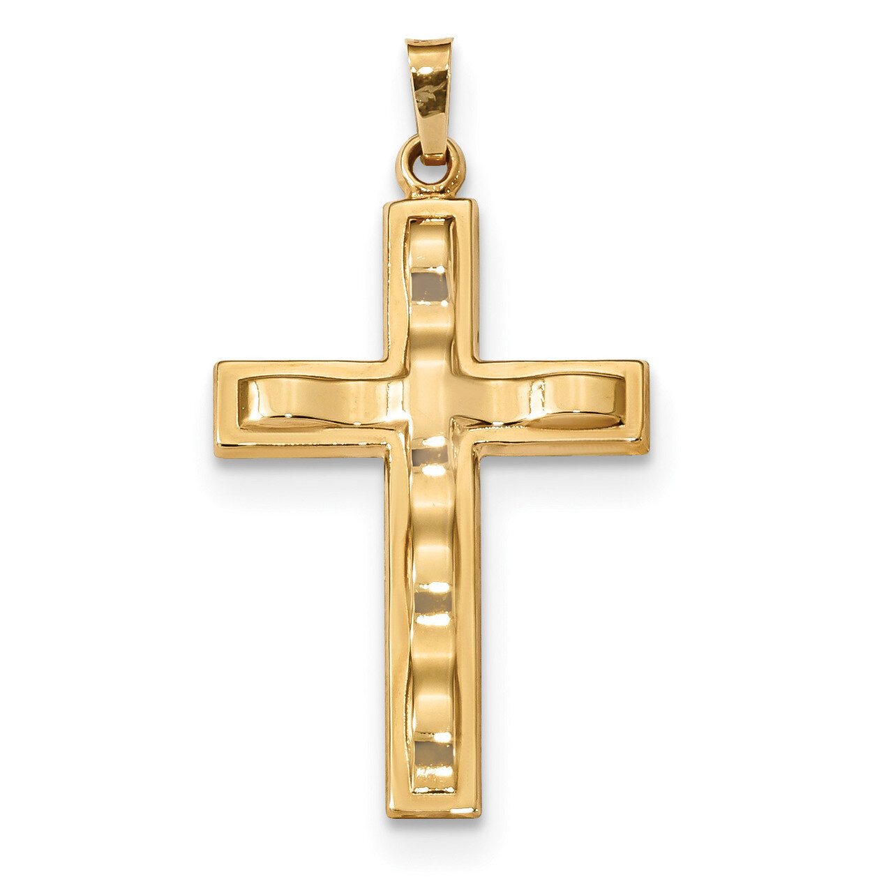 Cross Pendant 14k Gold Polished XR1564, MPN: XR1564, 886774017525