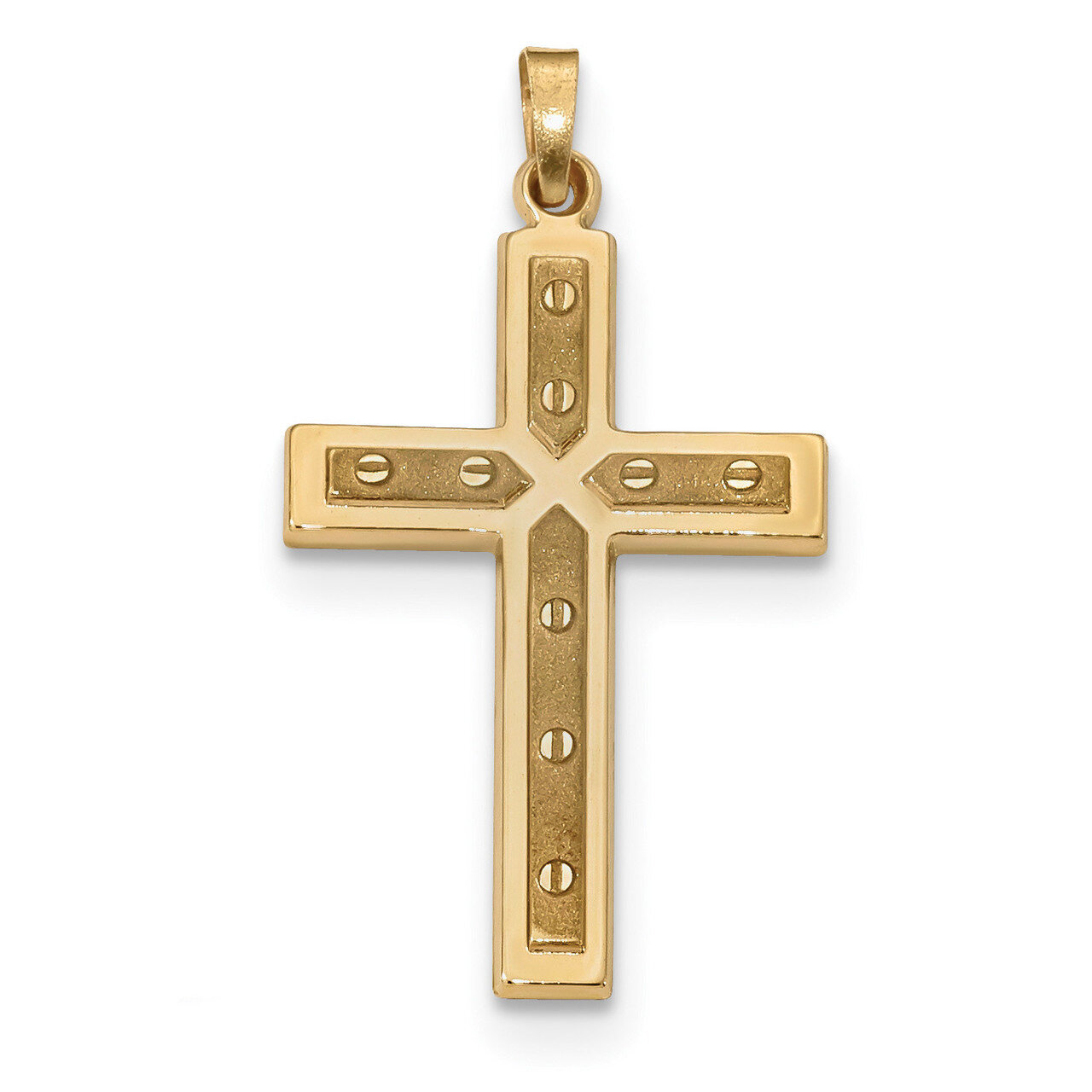 Cross Pendant 14k Gold Polished XR1567, MPN: XR1567, 883957731421