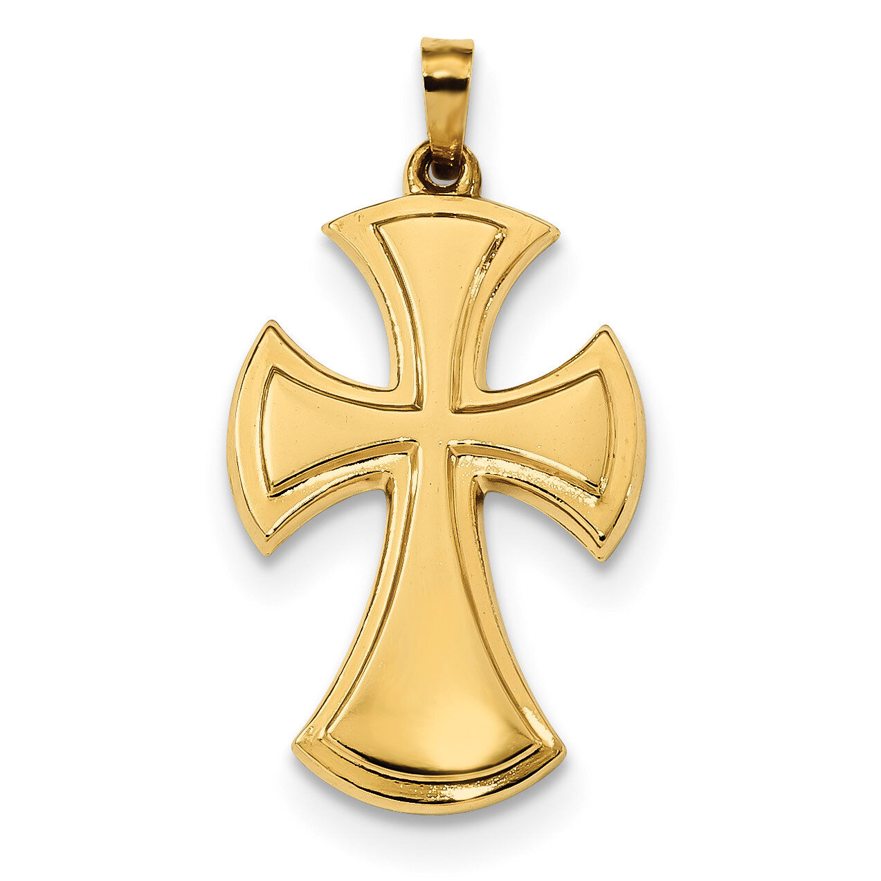 Cross Pendant 14k Gold Polished XR1585, MPN: XR1585, 883957323152