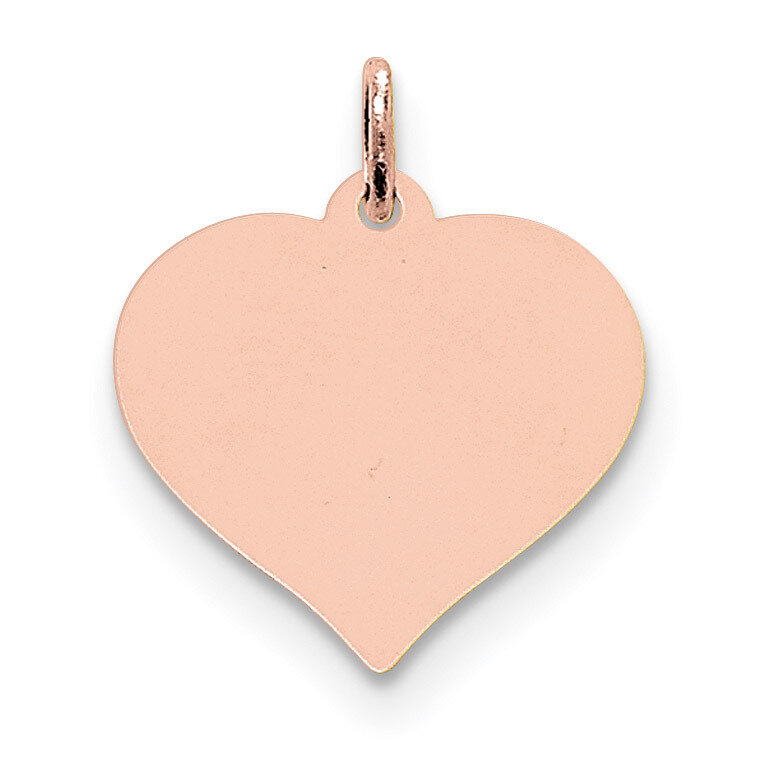 Heart Disc Charm 14k Rose Gold XRM529/18, MPN: XRM529/18, 191101458941