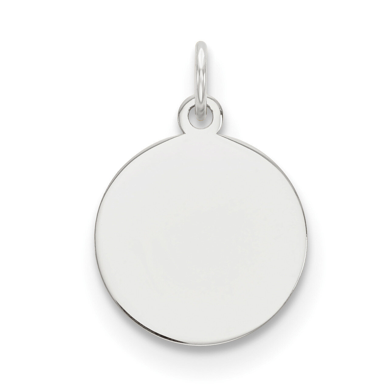 Plain .018 Gauge Circular Engravable Disc Charm 14k white Gold XWM605/18, MPN: XWM605/18, 883957966…