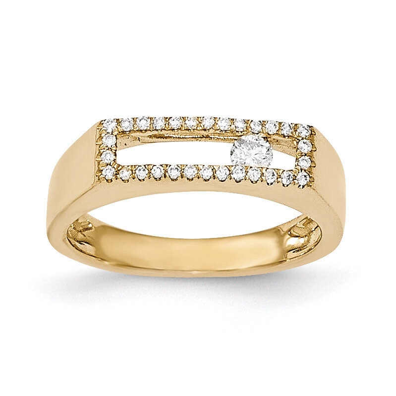 Diamond Ring 14k Gold Polished Y12802AA, MPN: Y12802AA,