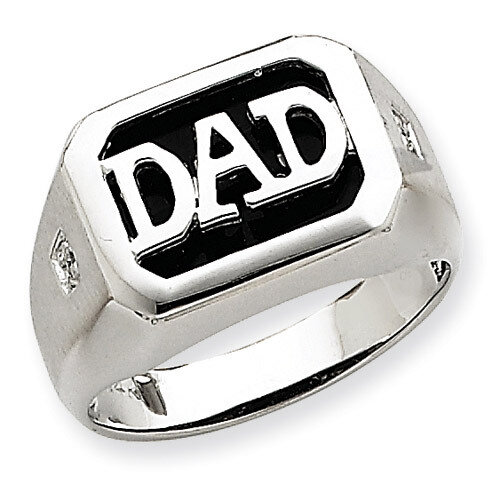 Diamond men&#39;s Ring 14k white Gold Y1602AAA