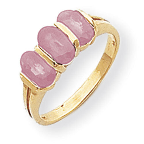 Pink Sapphire Ring 14k Gold 6x4mm Oval Y2034SP, MPN: Y2034SP, 883957675138