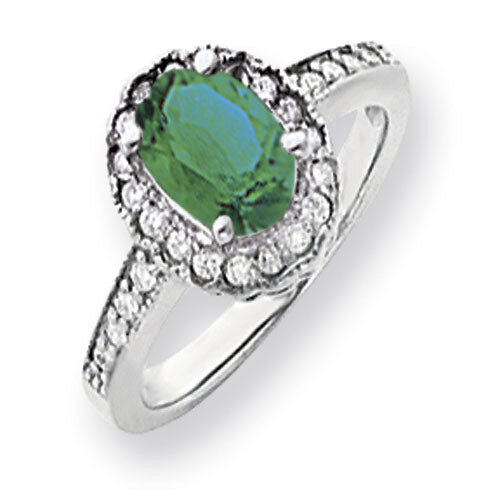 Mount Saint Helens Diamond Ring 14k white Gold 8x6mm Oval Y4420MS/A, MPN: Y4420MS/A, 883957358871