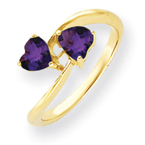 5mm Heart Amethyst Ring 14k Gold Y4584AM, MPN: Y4584AM, 883957444932