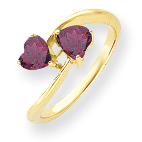 5mm Heart Rhodolite Garnet Ring 14k Gold Y4584RG, MPN: Y4584RG, 883957445380