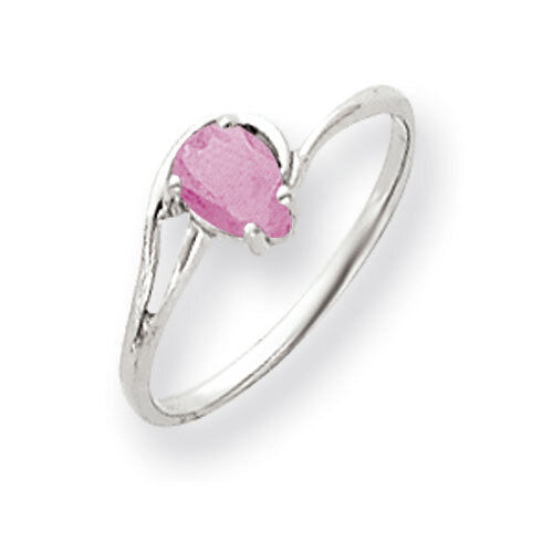 Pink Tourmaline Ring 14k white Gold 6x4mm Pear Y4627PT, MPN: Y4627PT, 883957470771