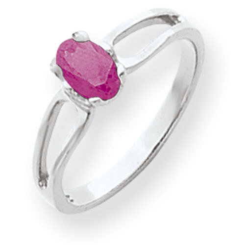 Pink Sapphire Ring 14k white Gold 6x4mm Oval Y4634SP, MPN: Y4634SP, 883957565057