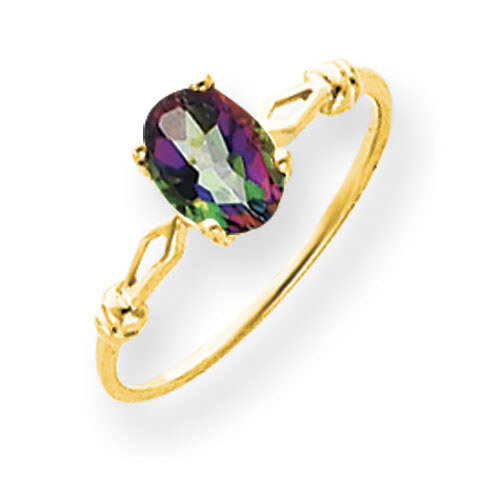 Mystic Fire Topaz Polished Ring 14k Gold Y4654FT, MPN: Y4654FT, 883957563442