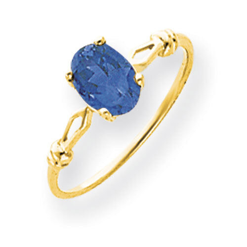 Tanzanite Ring 14k Gold 7x5mm Oval Y4654T, MPN: Y4654T, 883957563398