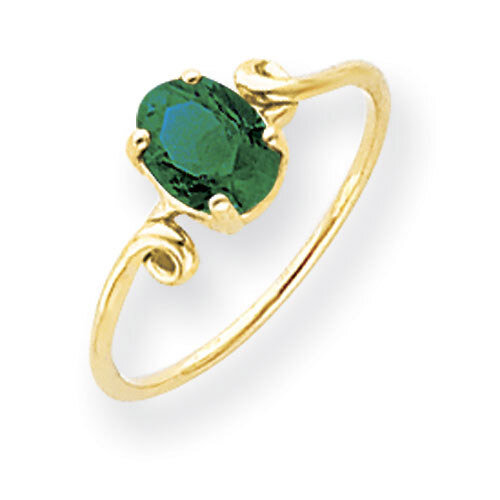 Mount Saint Helens Ring 14k Gold 7x5mm Oval Y4663MS, MPN: Y4663MS, 883957562841