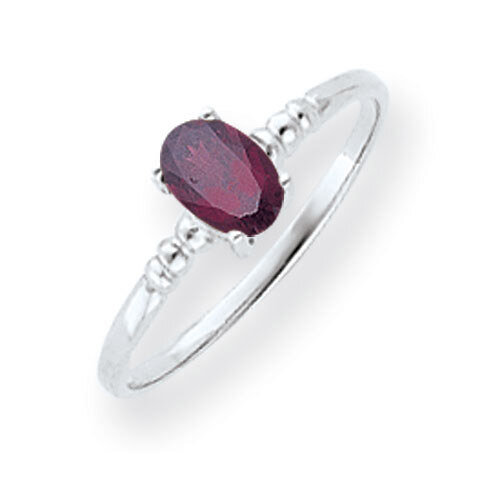 Rhodolite Garnet Ring 14k white Gold 6x4mm Oval Y4667RG, MPN: Y4667RG, 883957565200