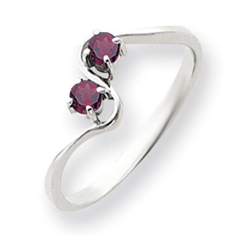 3mm Rhodolite Garnet Ring 14k white Gold Y4717RG, MPN: Y4717RG, 883957601311