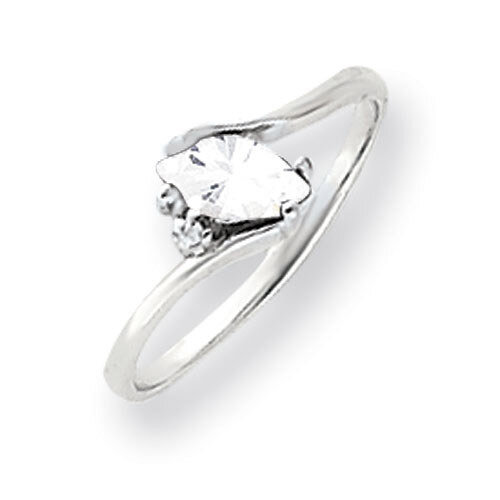 Cubic Zirconia Diamond Ring 14k white Gold 7x3.5mm Marquise Y4746CZ/A, MPN: Y4746CZ/A, 883957606736