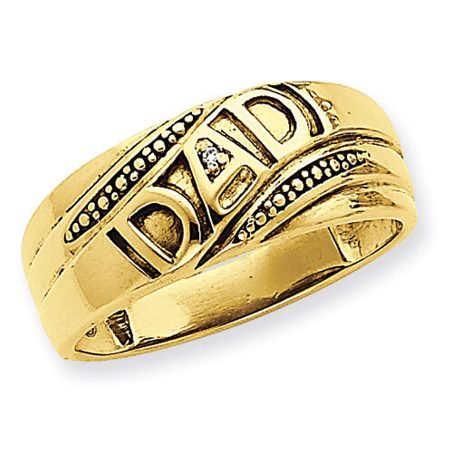 Diamond men's Ring 14k Gold Y6121A