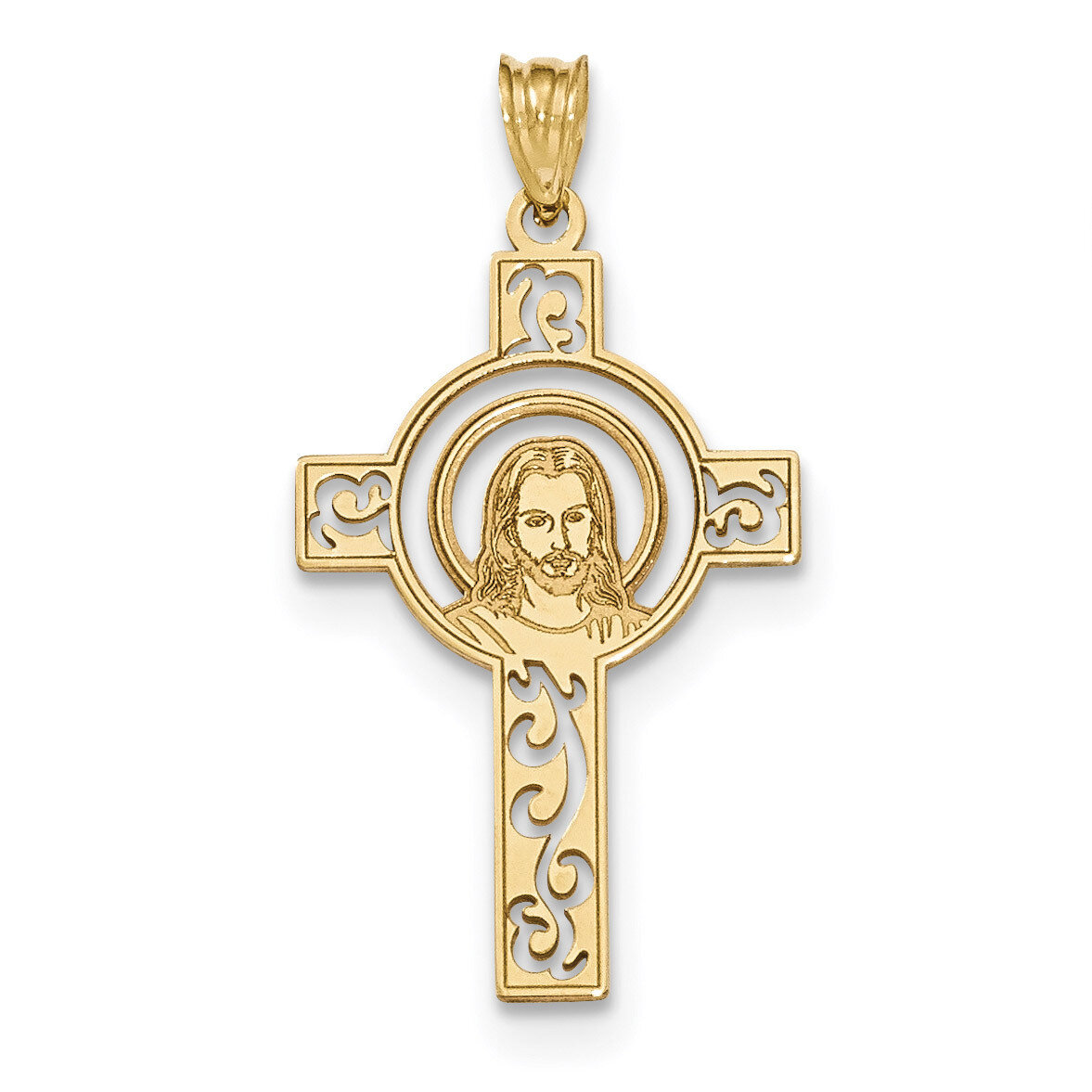 Laser Cut Charm 14k Gold YC1209, MPN: YC1209, 191101455469