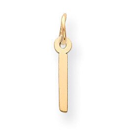 Initial I Charm 14k Gold Small Slanted Block YC644I, MPN: YC644I, 886774136332
