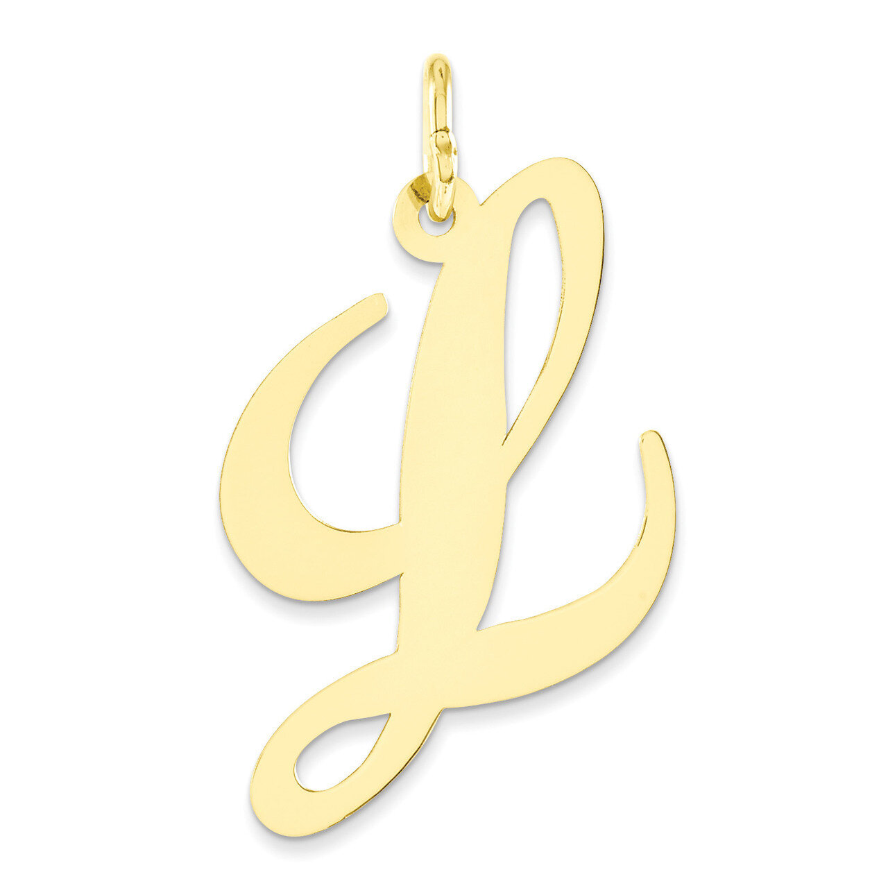 Initial L Charm 14k Gold Large Fancy Script YC654L, MPN: YC654L, 886774137001