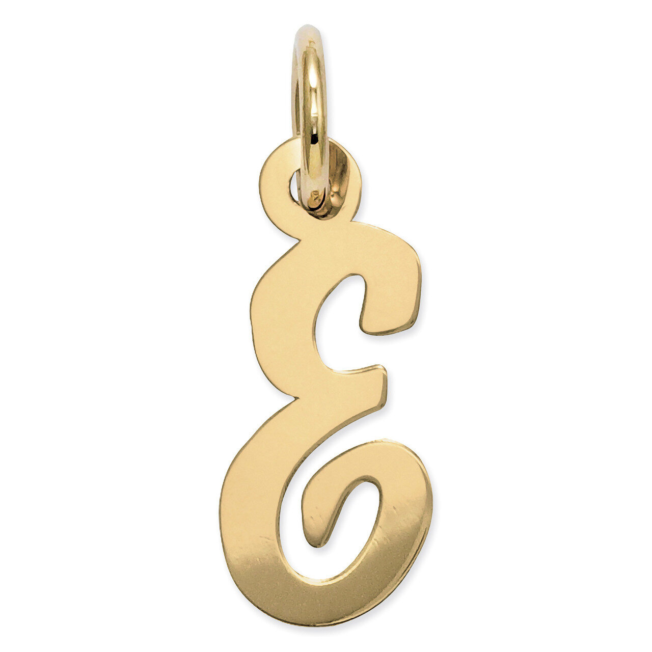 Initial E Charm 14k Gold Small Script YC658E, MPN: YC658E, 886774073248