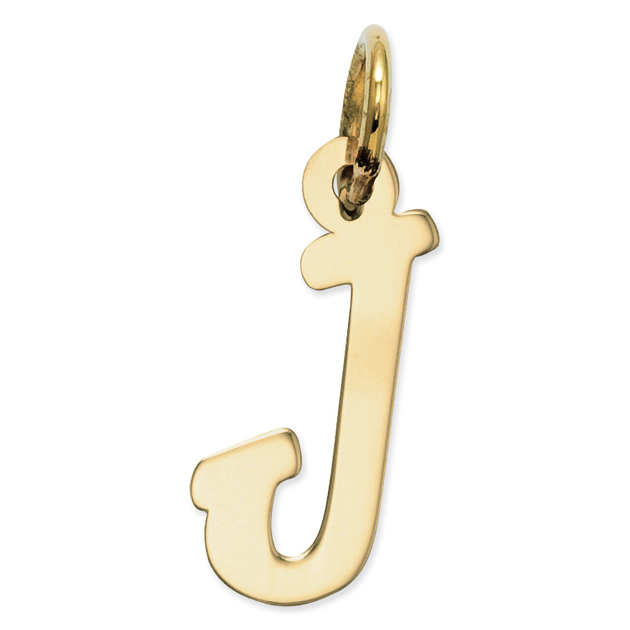 Initial J Charm 14k Gold Small Script YC658J, MPN: YC658J, 886774073293