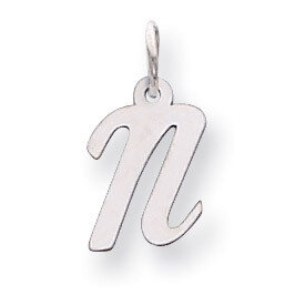 Small Script Initial N Charm 14k white Gold YC659N, MPN: YC659N, 191101634932