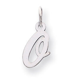 Small Script Initial O Charm 14k white Gold YC659O, MPN: YC659O, 191101634949