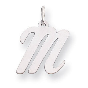 Medium Script Initial M Charm 14k white Gold YC661M, MPN: YC661M, 191101635137