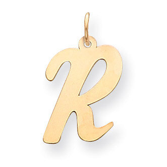 Initial R Charm 14k Gold Large Script  YC662R, MPN: YC662R, 886774137476