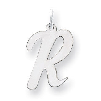 Large Script Initial R Charm 14k white Gold YC663R, MPN: YC663R, 883957030791