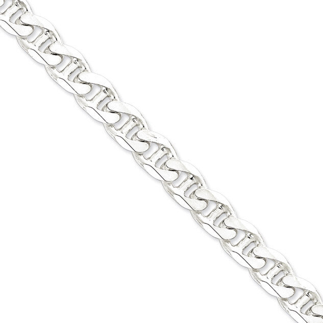 24 Inch 10.5mm Flat Anchor Chain Sterling Silver QAN300-24, MPN: QAN300-24, 886774410616