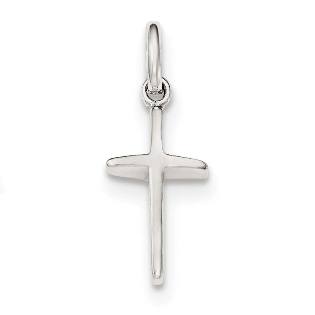 Cross Charm Sterling Silver Polished QC8252, MPN: QC8252, 191101459429